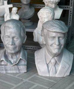 Custom stone marble portraits