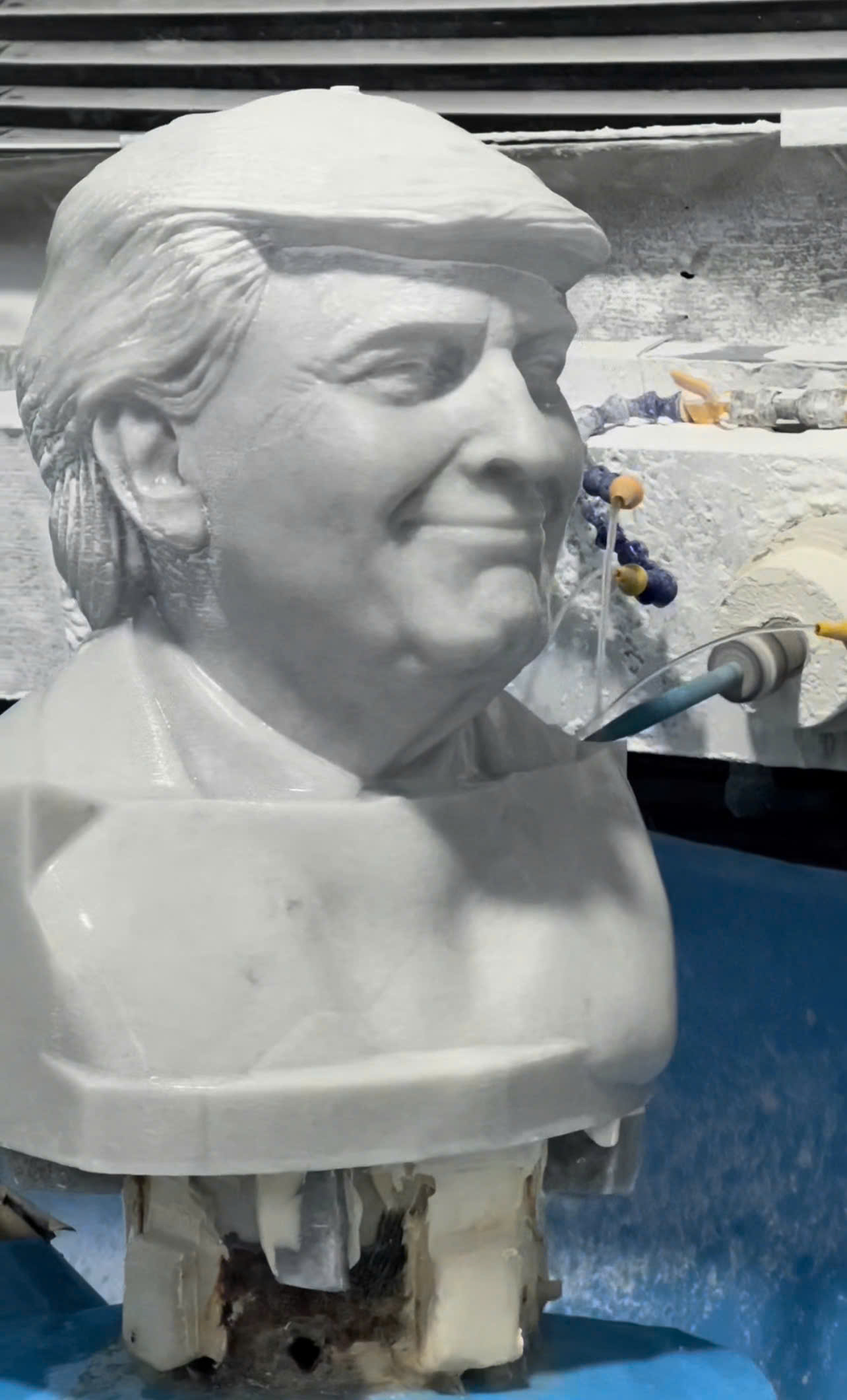 Custom stone marble portraits