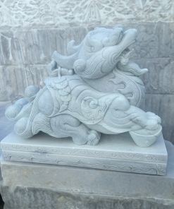Chinese Feng Shui Lucky Pair of Pixiu Sculpture