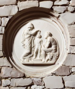 Minerva Adds a Soul to the Human Being Created by Prometheus