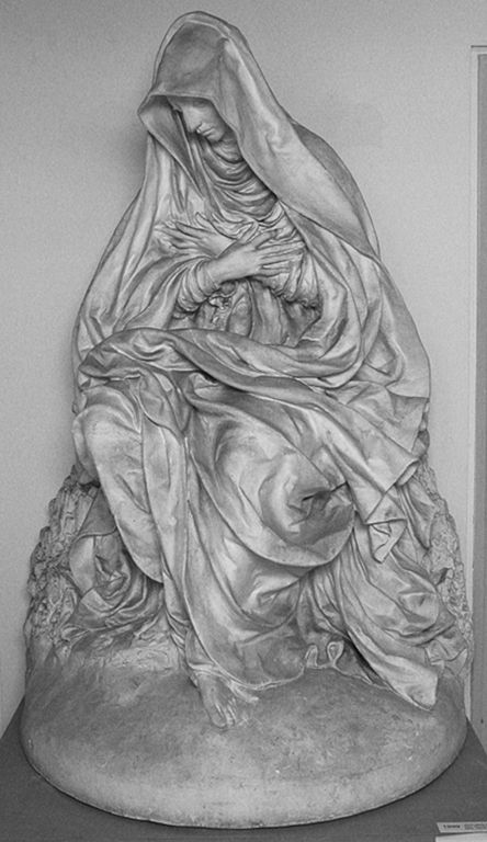 Seated Virgin Mary, Mater dolorosa