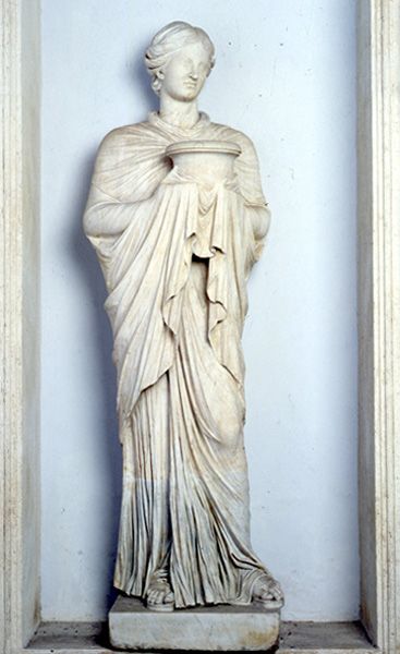 Statue of priestess or Muse