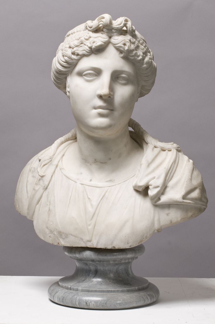 Bust of a young woman