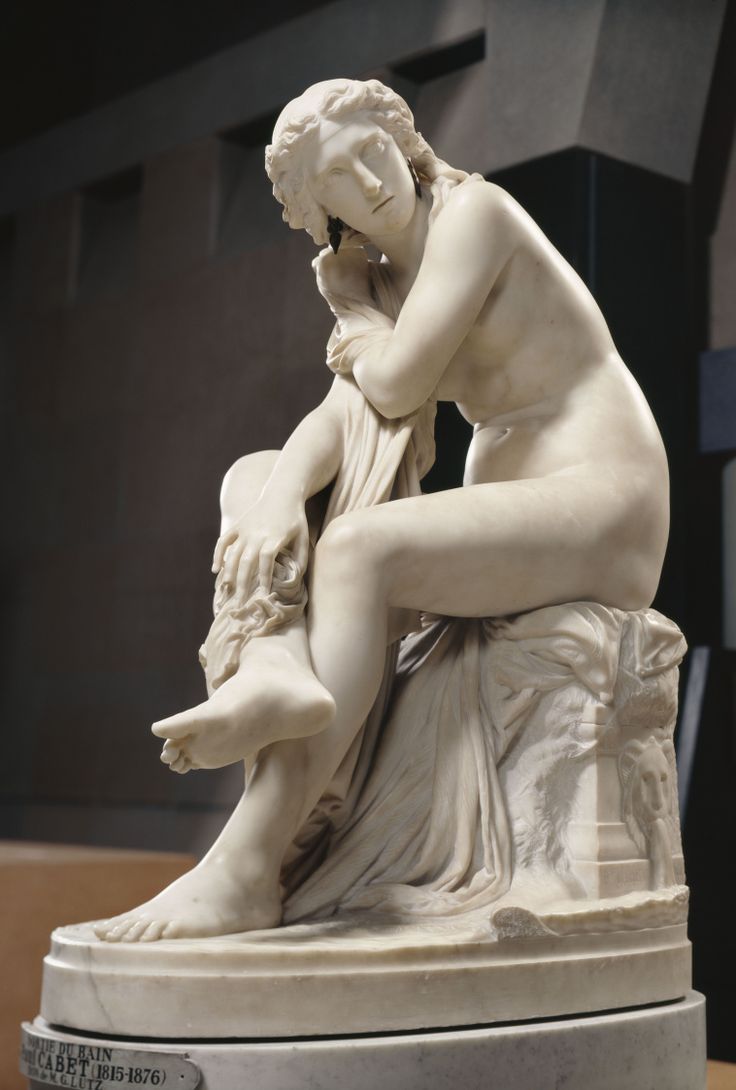 Sortie du Bain statue Jean-Baptiste Paul Cabet