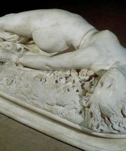 Woman bitten by a snake