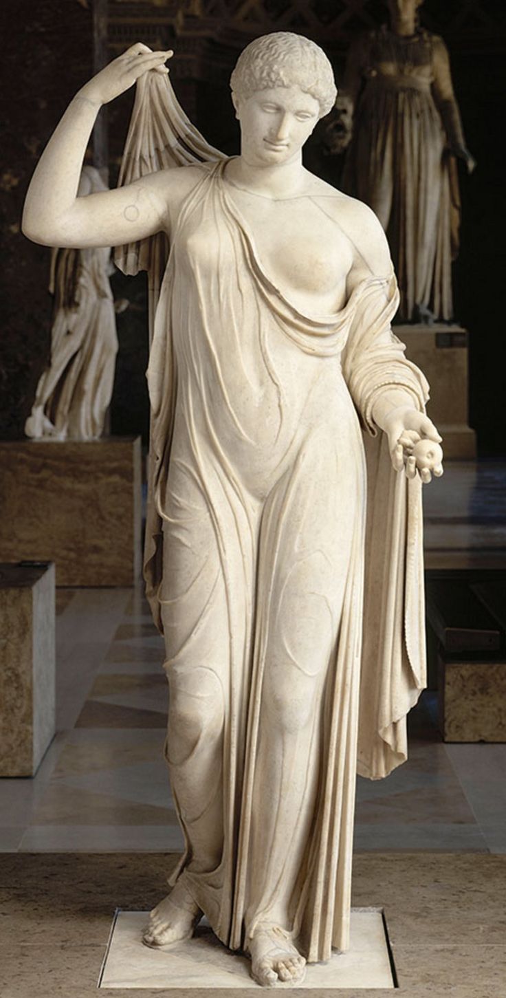 Aphrodite, goddess of love, of the "Venus Genetrix" type